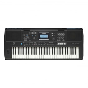 Teclado Yamaha PSR-E473 Arranjador de 61 Teclas Preto C/ Fonte Teclado Yamaha PSR-E473 Arranjador de 61 Teclas Preto C/ Fonte