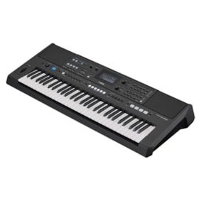 Teclado Yamaha PSR-E483 Arranjador de 61 Teclas Preto C/ Fonte