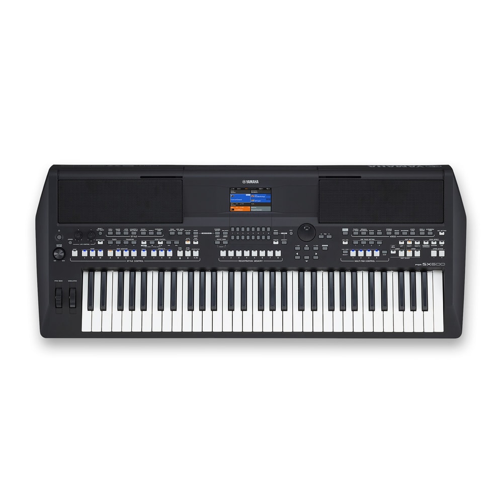 Teclado Yamaha PSR-SX600 PSR-SX Series Arranjador de 61 Teclas Preto