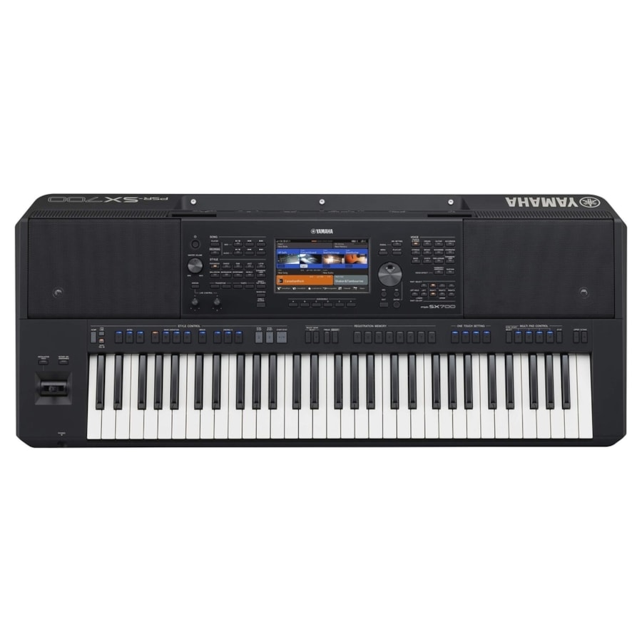 Teclado Yamaha PSR-SX700 de 61 teclas c/ Fonte   Teclado Yamaha PSR-SX700 de 61 teclas c/ Fonte