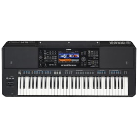 Teclado Yamaha PSR-SX720 Workstation de 61 Teclas Preto c/ Fonte  