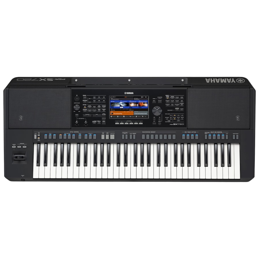 Teclado Yamaha PSR-SX720 Workstation de 61 Teclas Preto c/ Fonte  