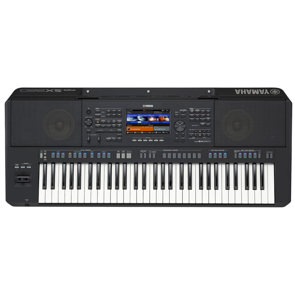Teclado Yamaha PSR-SX920 Workstation de 61 Teclas Preto c/ Fonte  