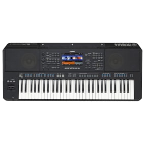 Teclado Yamaha PSR-SX920 Workstation de 61 Teclas Preto c/ Fonte  