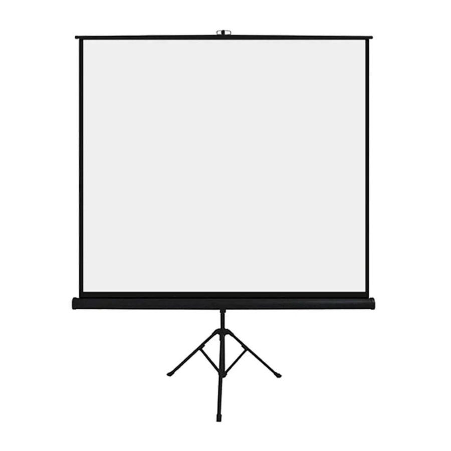 Tela para Projeção Multilaser AC354 1:1 de 97 Polegadas com Suporte de Chão Tela para Projeção Multilaser AC354 1:1 de 97 Polegadas com Suporte de Chão