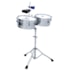 Timbales D One DPT600 13" e 14" Aço Inox C/ Cowbell, Block e Suporte