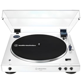 Toca-Discos Audio-Technica AT-LP60XBT WW White C/ Bluetooth