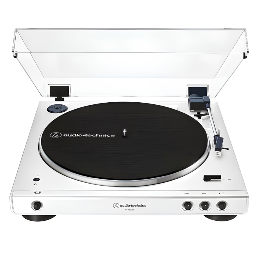 Toca-Discos Audio-Technica AT-LP60XBT WW White C/ Bluetooth