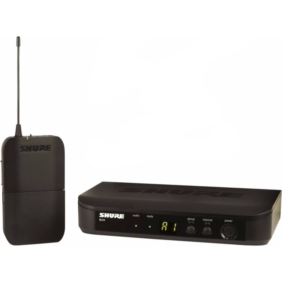 Transmissor Shure Sem Fio Para Instrumentos BLX14BR-J10 Transmissor Shure Sem Fio Para Instrumentos BLX14BR-J10