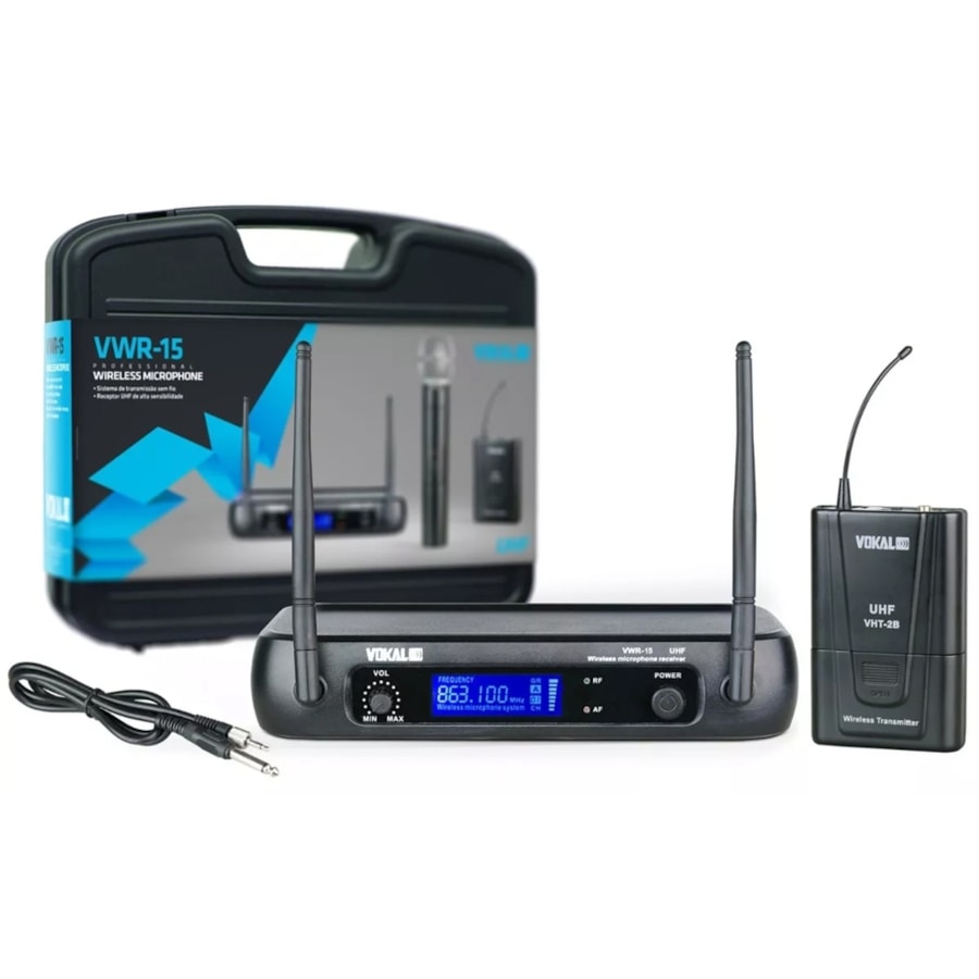 Transmissor Vokal VWR-15 para Instrumentos Transmissor Vokal VWR-15 para Instrumentos