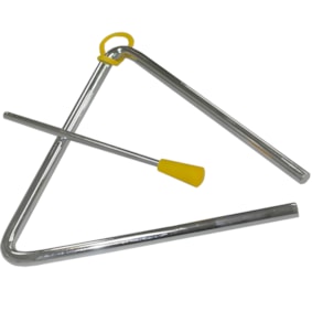 Triangulo Spanking 30 cm Em Alumínio Triangulo Spanking 30 cm Em Alumínio