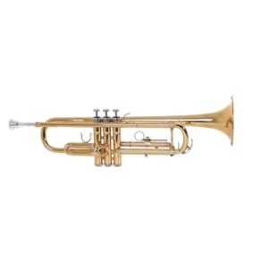 Trompete Zellmer ZTR300L Laqueado Em Sib C/ Case Trompete Zellmer ZTR300L Laqueado Em Sib C/ Case