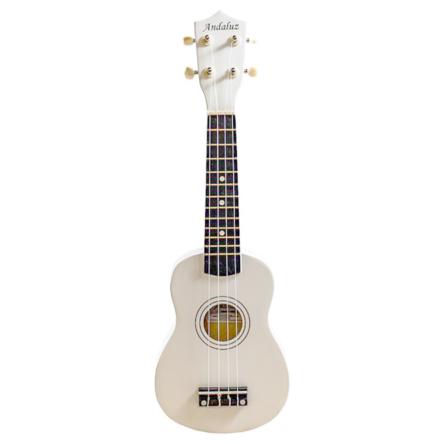 Ukulele Andaluz Soprano Acustico UKS01 White