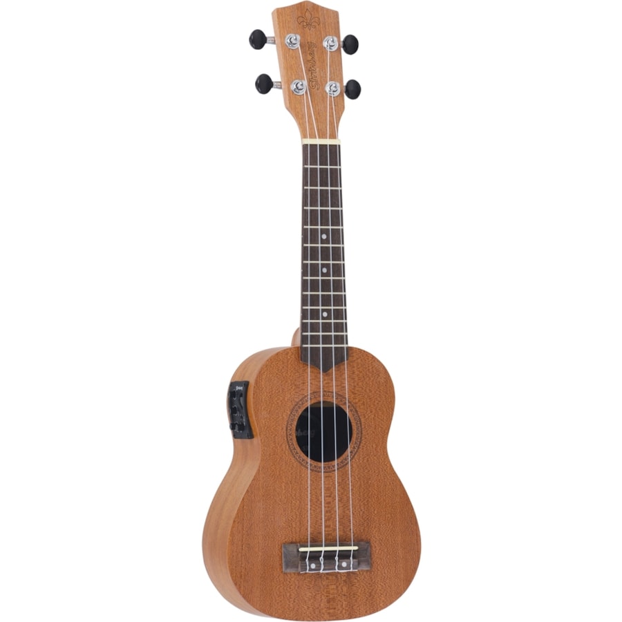 Ukulele Strinberg Soprano Elétrico UK-06SE Mogno Fosco c/ Capa Ukulele Strinberg Soprano Elétrico UK-06SE Mogno Fosco c/ Capa