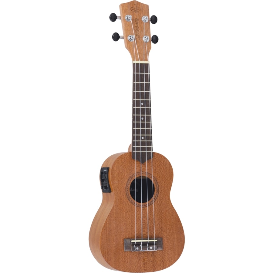 Ukulele Strinberg Soprano Elétrico UK-06SE Mogno Fosco c/ Capa