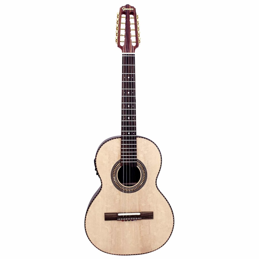 Viola Caipira Giannini Pantanal VS8H Séries Raiz de Aço Temperada C/ Afinador Natural Satin Viola Caipira Giannini Pantanal VS8H Séries Raiz de Aço Temperada C/ Afinador Natural Satin