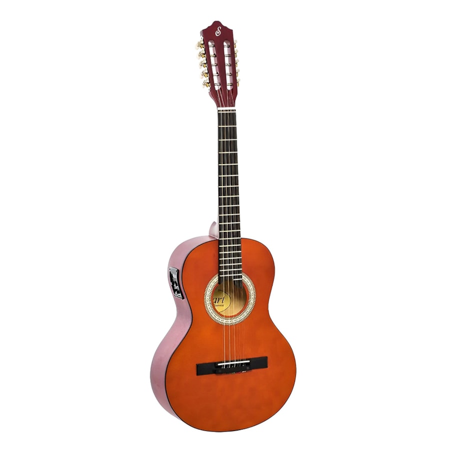 Viola Caipira Giannini Start VS14EQ NS Natural Fosca Elétrica com Afinador