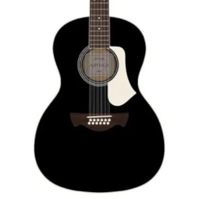 Violão 12 Cordas Tagima Azteca XII NC BKS Preto Eletroacústico Aço Violão 12 Cordas Tagima Azteca XII NC BKS Preto Eletroacústico Aço