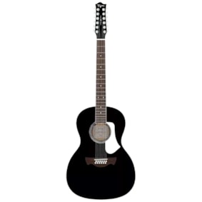 Violão 12 Cordas Tagima Azteca XII NC BKS Preto Eletroacústico Aço Violão 12 Cordas Tagima Azteca XII NC BKS Preto Eletroacústico Aço
