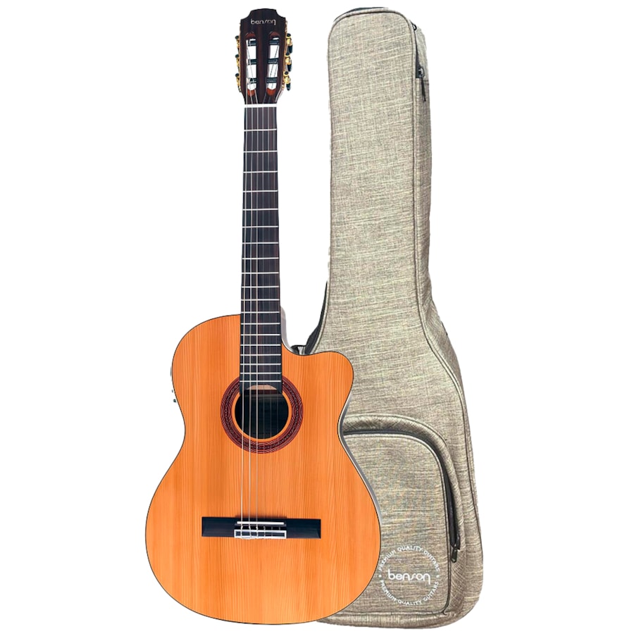 Violão Benson EXC500CE NA Nylon Exodus Series Cutway Natural C/ Bag Violão Benson EXC500CE NA Nylon Exodus Series Cutway Natural C/ Bag