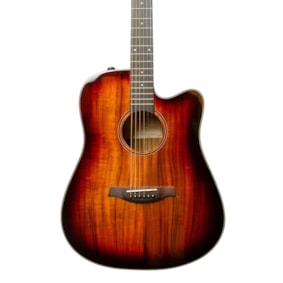 Violão Benson EXD500CFX Exodus Series Folk Koa Burst Pré com Efeitos Aço C/ Bag