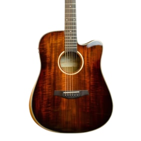 Violão Benson EXD900CE Exodus Series Folk Koa Burst Pré Fishman Aço C/ Bag