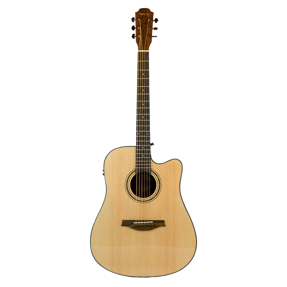 Violão Benson GD100CE NS Genesis Series Folk de Aço Natural Fosco C/ Afinador