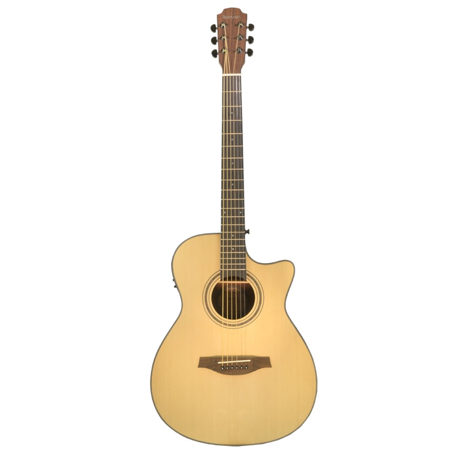 Violão Benson GF100CE NS Genesis Series Grand Concert de Aço Natural Satin C/ Afinador Violão Benson GF100CE NS Genesis Series Grand Concert de Aço Natural Satin C/ Afinador