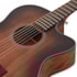 Violão Cort Core-OC Mahogany OPBB Core Series Orchestra Model de Aço Open Pore Black Burst C/ Fishman e Hard Bag