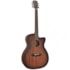 Violão Cort Core-OC Mahogany OPBB Core Series Orchestra Model de Aço Open Pore Black Burst C/ Fishman e Hard Bag
