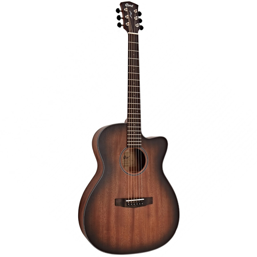 Violão Cort Core-OC Mahogany OPBB Core Series Orchestra Model de Aço Open Pore Black Burst C/ Fishman e Hard Bag Violão Cort Core-OC Mahogany OPBB Core Series Orchestra Model de Aço Open Pore Black Burst C/ Fishman e Hard Bag