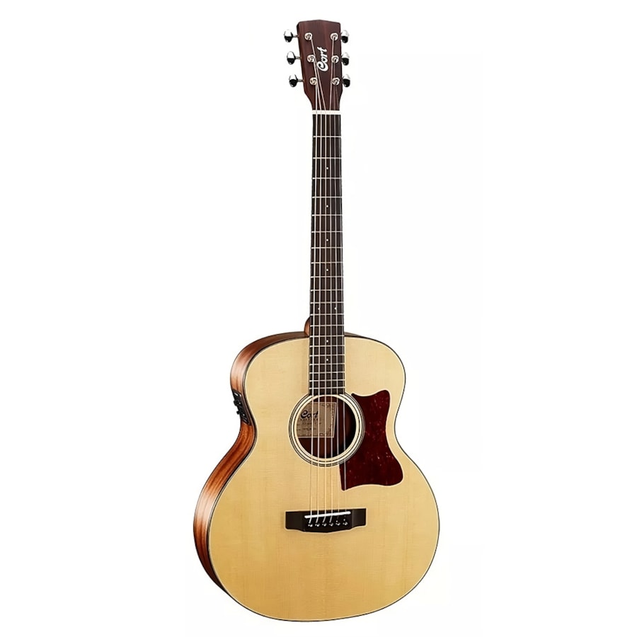 Violão Cort Little Cj Adirondack 3/4 Com Pré Fishman E Bag