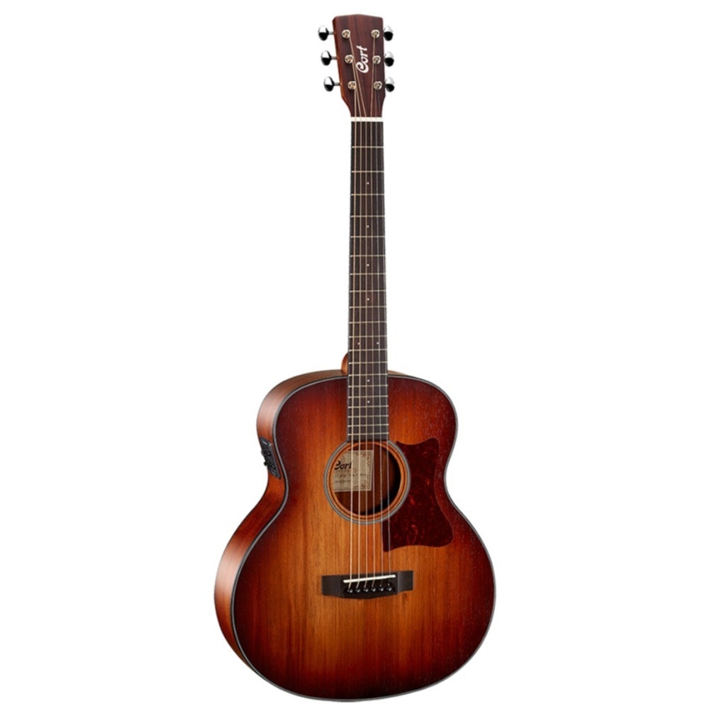 Violão Cort Little CJ Blackwood OPLB CJ Series 3/4 Jumbo de Aço Open Pore Light Burst C/ Fishman Presys II e Bag