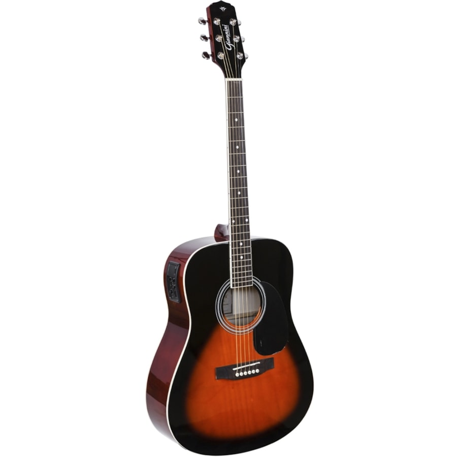 Violão Giannini GD-1 EQ 3TS De Aço C/ Afinador 3 Tone Sunburst