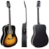 Violão Giannini GD-1 EQ VSB-S De Aço C/ Afinador Vintage Sunburst Fosco