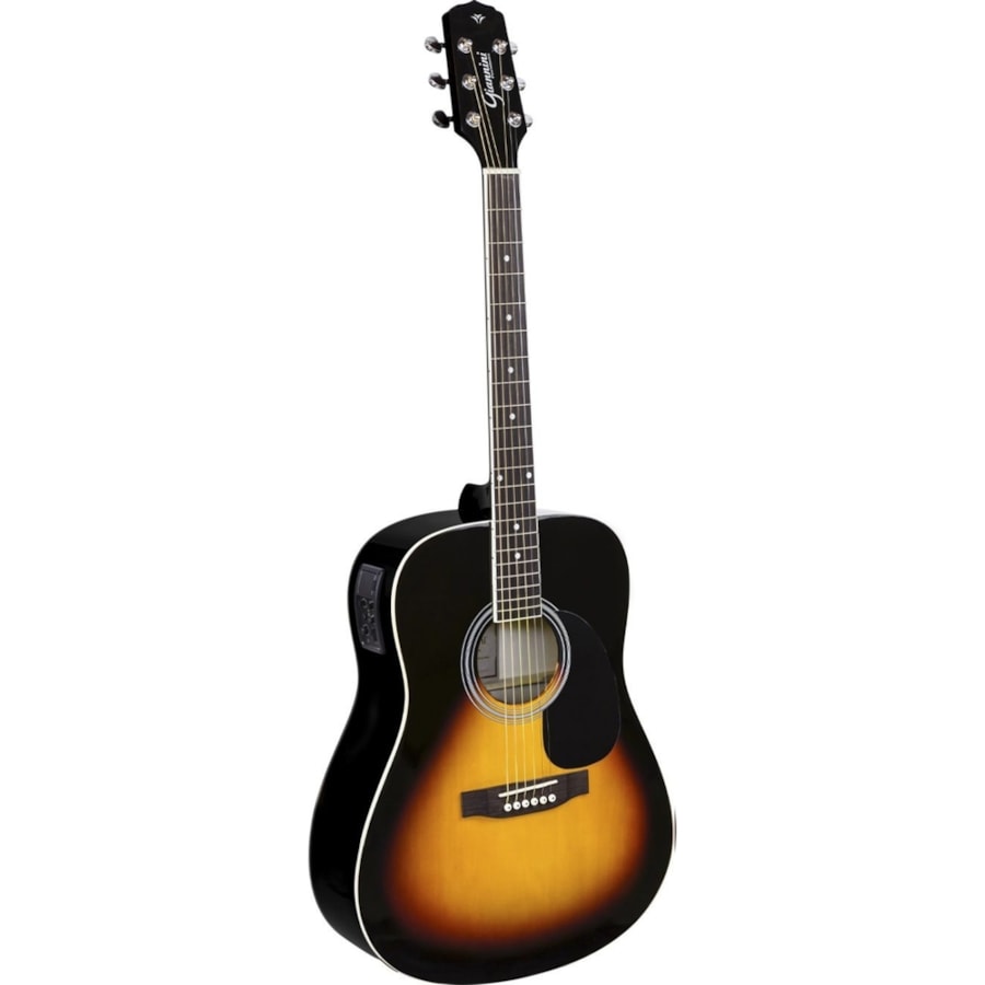 Violão Giannini GD-1 EQ VSB-S De Aço C/ Afinador Vintage Sunburst Fosco
