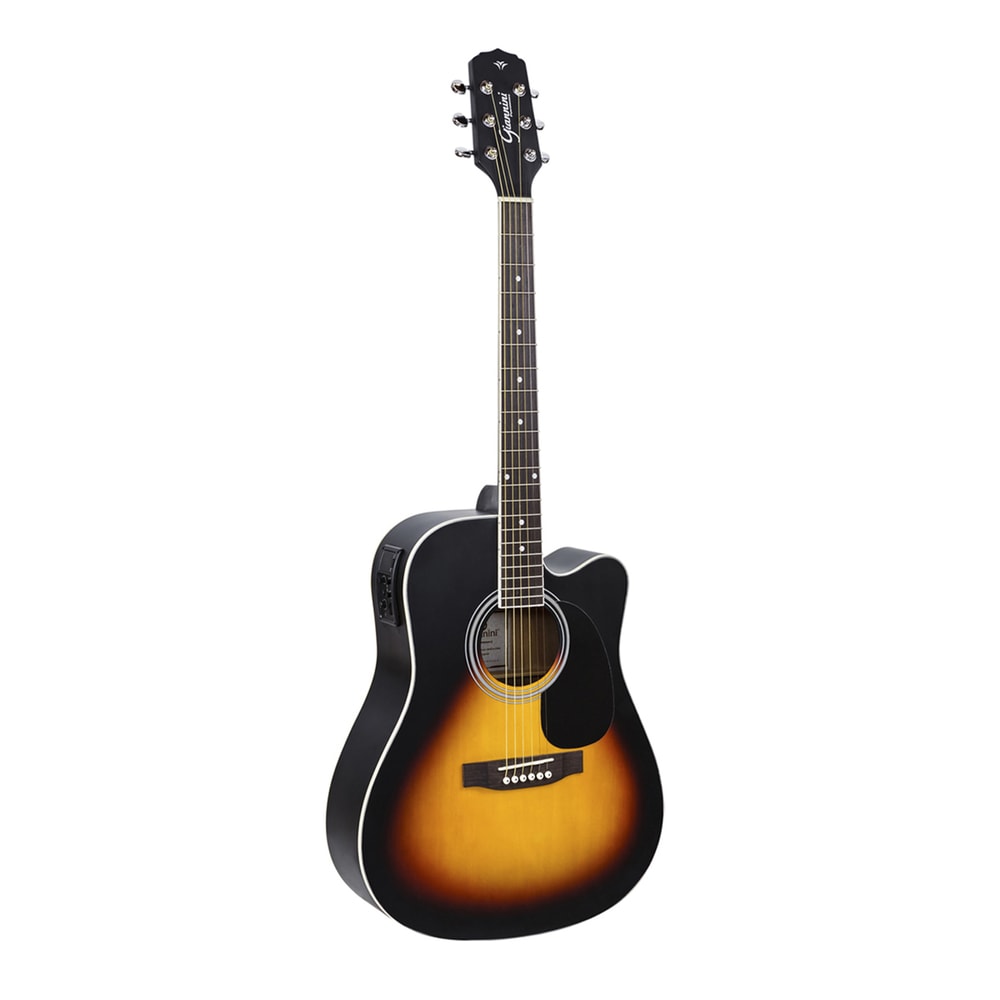 Violão Giannini GDC-1 CEQ VSB De Aço C/ Afinador Vintage Sunburst