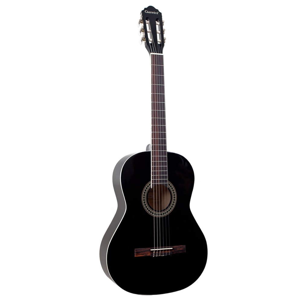 Violão Giannini GN-15 Preto de Nylon Acústico