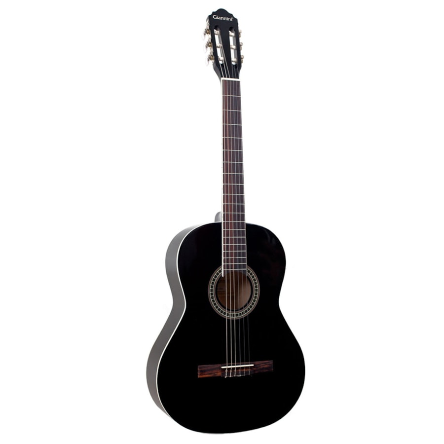 Violão Giannini GN-15 Preto de Nylon Acústico Violão Giannini GN-15 Preto de Nylon Acústico