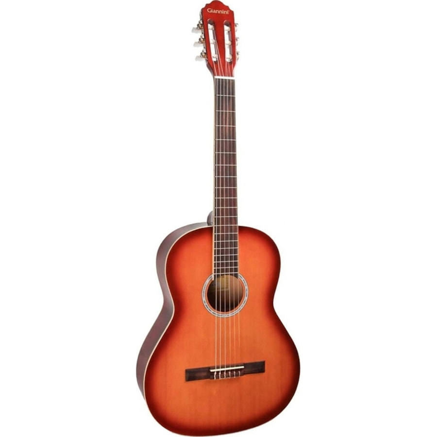 Violão Giannini GN-15 TS de Nylon Acústico Sunburst Brilhoso Violão Giannini GN-15 TS de Nylon Acústico Sunburst Brilhoso