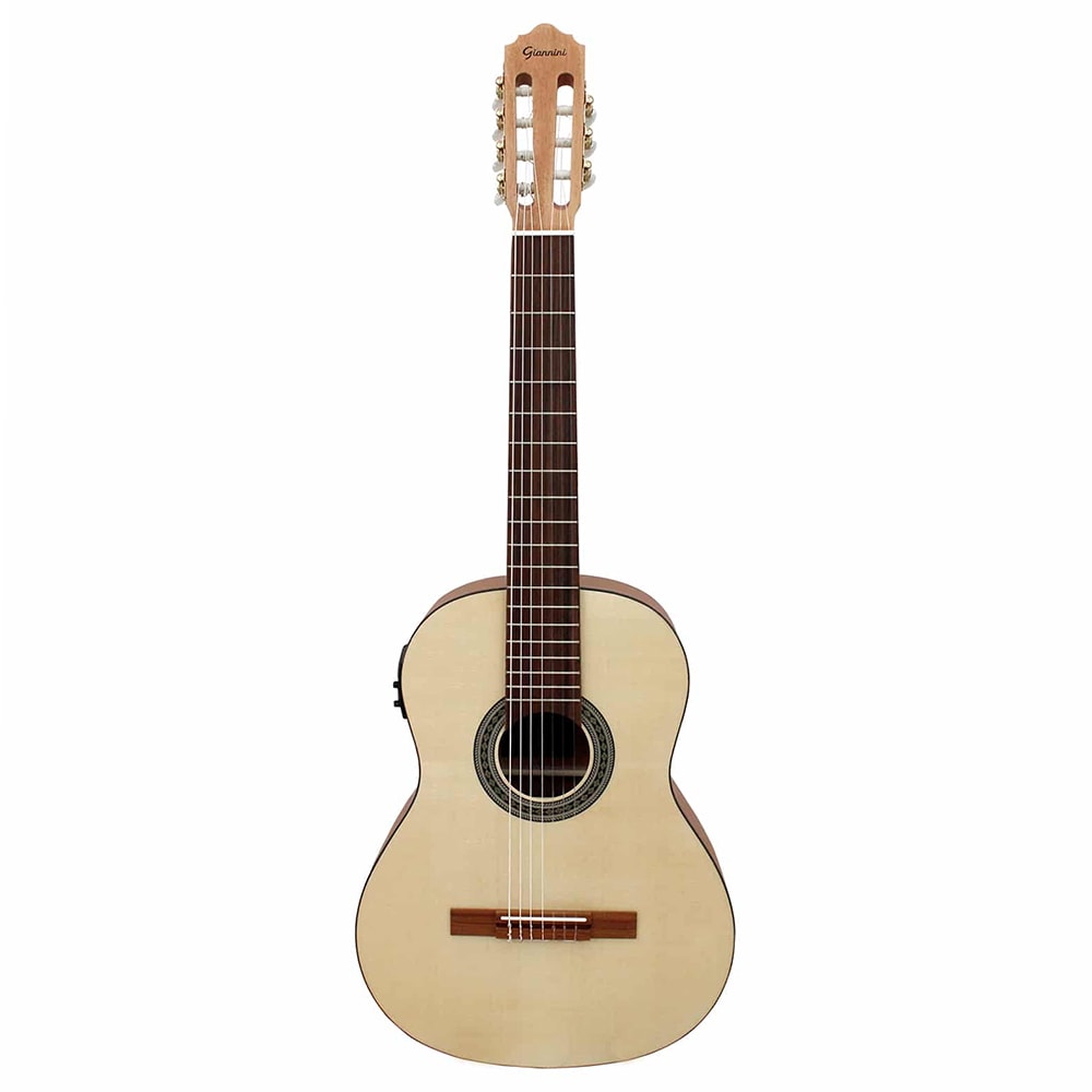 Violão Giannini Nylon Brasil Ibéria M 4/7 EQ NS Eletroacustico 7 Cordas