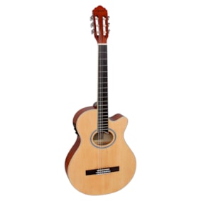 Violão Giannini Performace GNF1D CEQ NS Natural Satin Eletroacústico Nylon