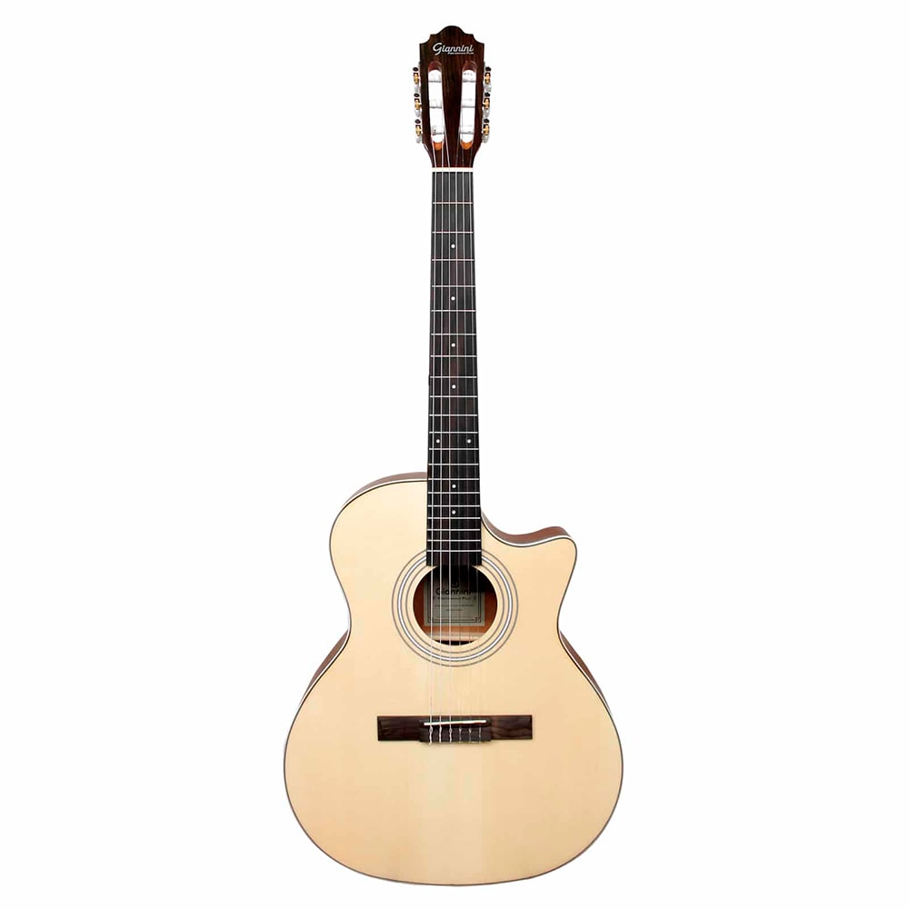 Violão Giannini Performance GNY Plus CEQ NG Natural Glossy Eletroacústico Nylon