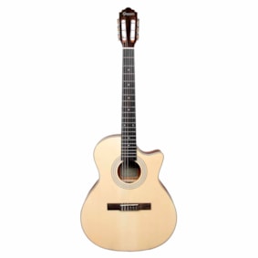 Violão Giannini Performance GNY Plus CEQ NG Natural Glossy Eletroacústico Nylon