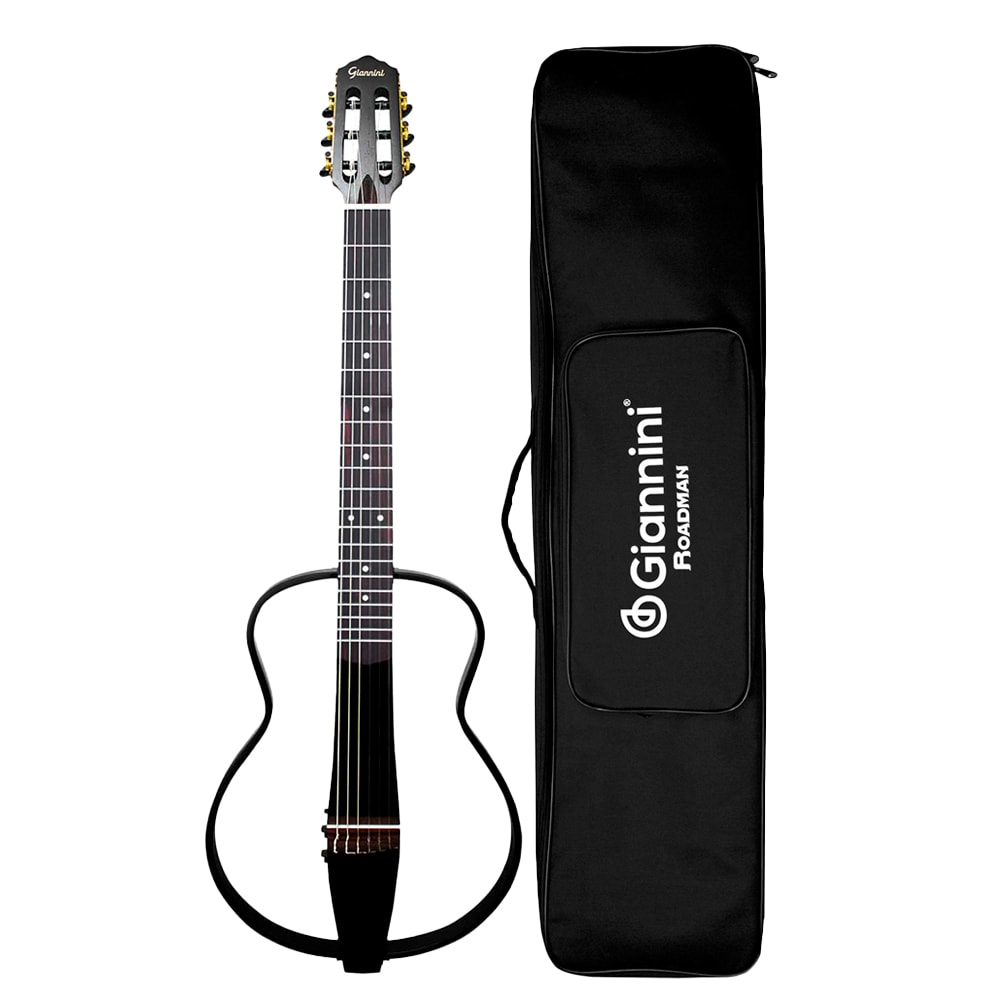Violão Giannini Roadman GRMN BK Preto Eletroacústico Nylon C/ Bag