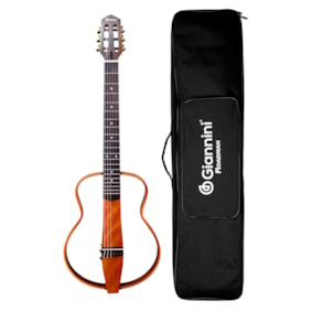 Violão Giannini Roadman GRMN N Natural Eletroacústico Nylon C/ Bag