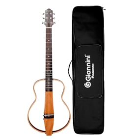 Violão Giannini Roadman GRMS N Natural Eletroacústico Aço C/ Bag