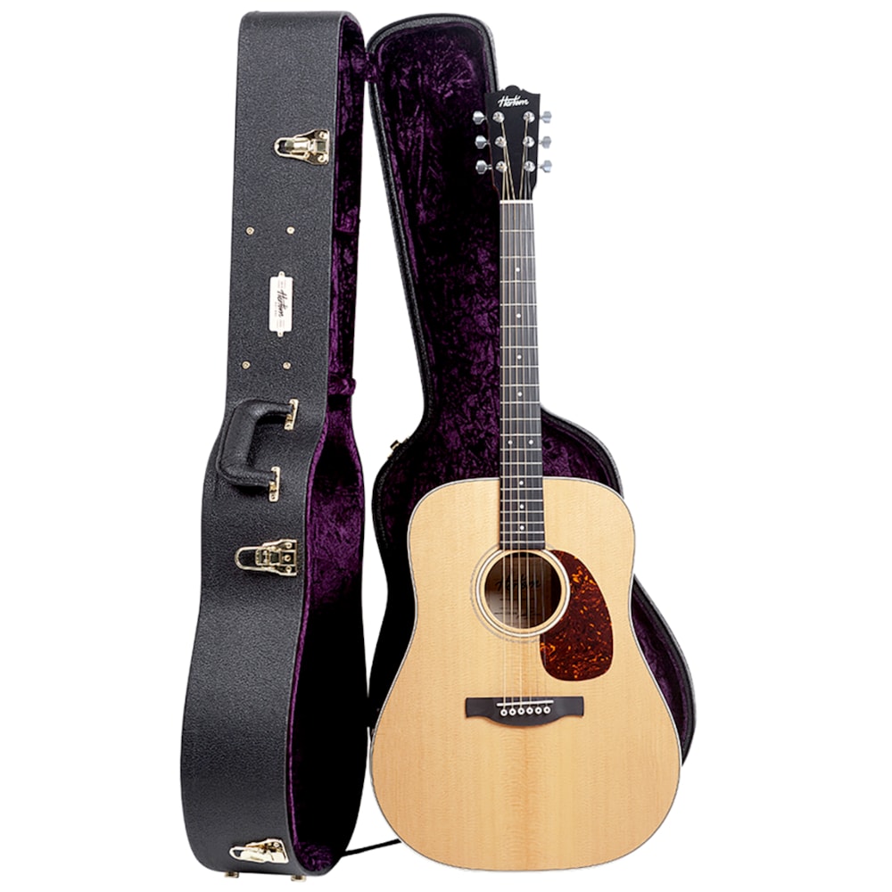 Violão Hertom Dread DLX N Aço C/ Case
