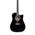 Violão Hertom Stage Dread CE BK Black Eletroacústico Aço C/ Bag