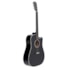 Violão Hertom Stage Dread CE BK Black Eletroacústico Aço C/ Bag